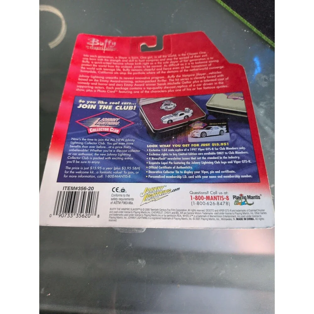 Johnny Lightning Buffy Vampire Slayer Xander's Chevy 1957 Bel Air Diecast Teal